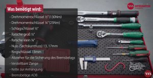 Werkzeuge - Audi A3