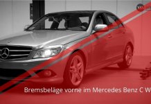 Bremsbeläge vorne wechseln | Mercedes Benz C W204