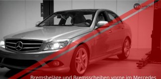 Bremsbeläge und Bremsscheiben vorne wechseln | Mercedes Benz C W204