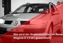 Innenraumfilter wechseln | Renault Megane II 1.9 dCi