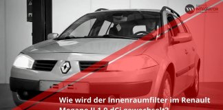 Innenraumfilter wechseln | Renault Megane II 1.9 dCi