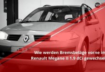 Bremsbeläge vorne wechseln | Renault Megane II 1.9 dCi