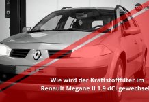 Kraftstofffilter wechseln | Renault Megane II 1.9 dCi