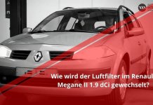 Luftfilter wechseln | Renault Megane II 1.9 dCi