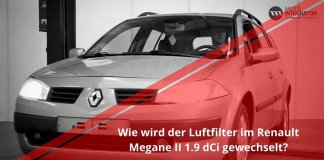 Luftfilter wechseln | Renault Megane II 1.9 dCi