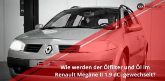 Ölfilter und Öl wechseln | Renault Megane II 1.9 dCi