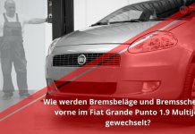 Bremsbeläge und Bremsscheiben vorne wechseln | FIAT Grande Punto 1.9 MultiJet 120 2006