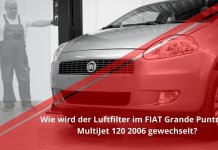 Luftfilter wechseln | FIAT Grande Punto 1.9 MultiJet 120 2006