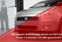 Bremsbeläge hinten wechseln | FIAT Grande Punto 1 9 MultiJet 120 2006