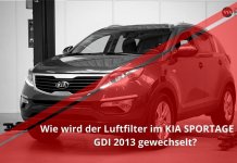Luftfilter wechseln | KIA Sportage 1.6 GDI 2013