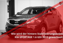 Stabilisierungslenker hinten wechseln | KIA SPORTAGE 1.6 GDI 2013