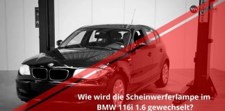 Scheinwerferlampe wechseln | BMW 116i 1.6