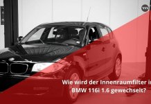 Innenraumfilter wechseln | BMW 116i 1.6