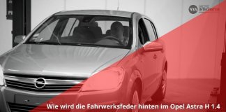 Fahrwerksfeder hinten wechseln | Opel Astra H 1.4