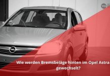Bremsbeläge hinten wechseln | Opel Astra H 1.4