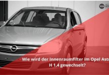 Innenraumfilter wechseln | Opel Astra H 1.4