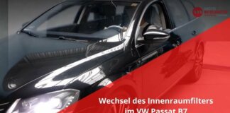 Innenraumfilter wechseln | VW Passat B7