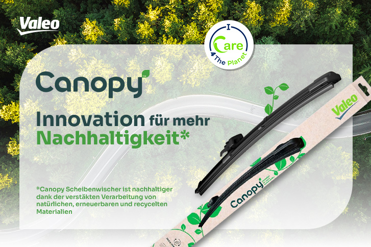 Valeo Canopy™ – innovative Scheibenwischer